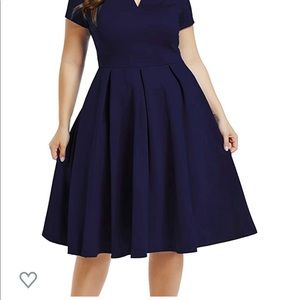 Women's Plus Size Vintage 1950s Party Cocktail
